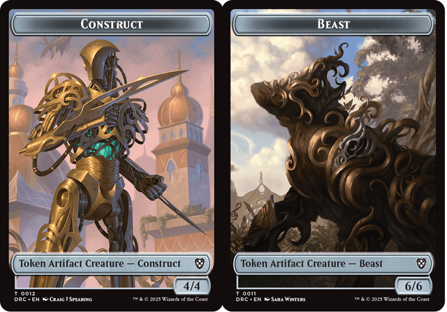 Construct // Golem (0013) Double-Sided Token - Foil